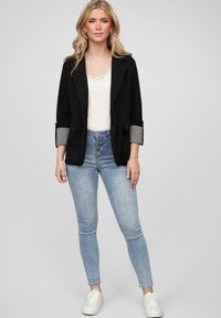 Cloud 5ive MIT TURN-UP ÄRMEL UND STREIFENDETAILS - Bleiser - black