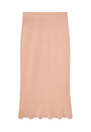 Rodier, EMBROIDERED - Jupe crayon - rose poudré