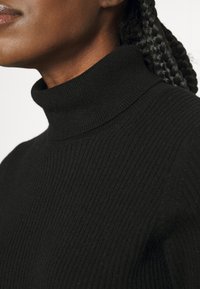 Davida Cashmere TURTLENECK - Basic póló - black