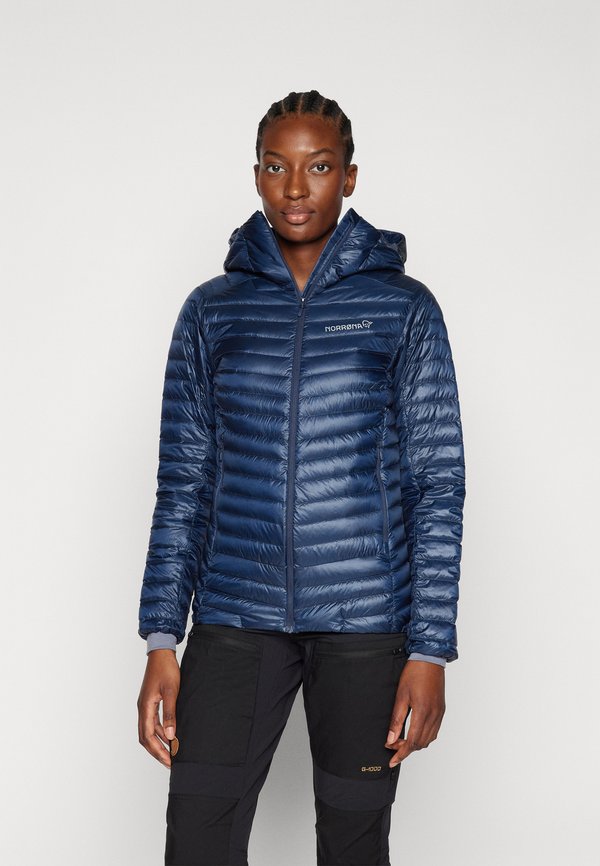 TROLLVEGGEN SUPERLIGHT HOOD - Daunenjacke - indigo night