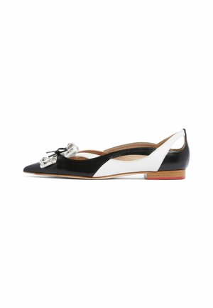 SPICY WILD - Ballerina's - black and white calf