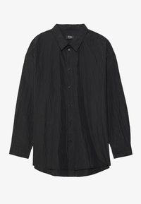 NYLON OVERSIZED SHIRT - Vapaa-ajan kauluspaita - black