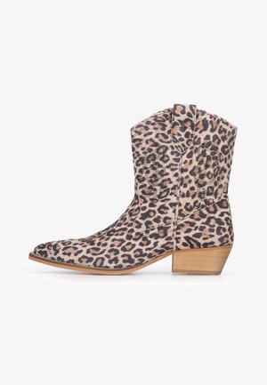 Poelman, Enkelkaarsjes - brown with combination