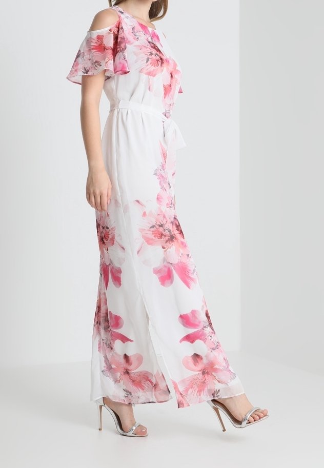 chinese dress ladies Coast to Coast Madison Maxi Dress in White – WALLIS AND JAZZ RESORT WEAR main image 0