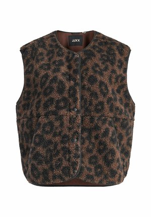 JXVERA TEDDY VEST - Veste sans manches - seal brown
