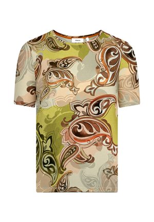 MIT ORNAMENT-PRINT - Blouse - beige-red