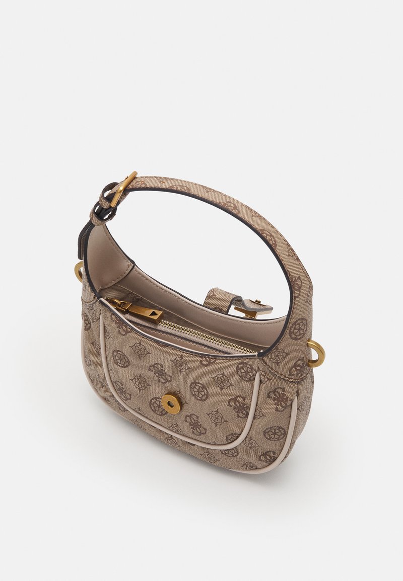Damen Handtaschen | Guess MAIMIE MINI HOBO Umhängetasche cappuccino logo/braun - BL40313 Damen Handtaschen | Guess MAIMIE MINI HOBO Umhängetasche cappuccino logo/braun - BL40313
