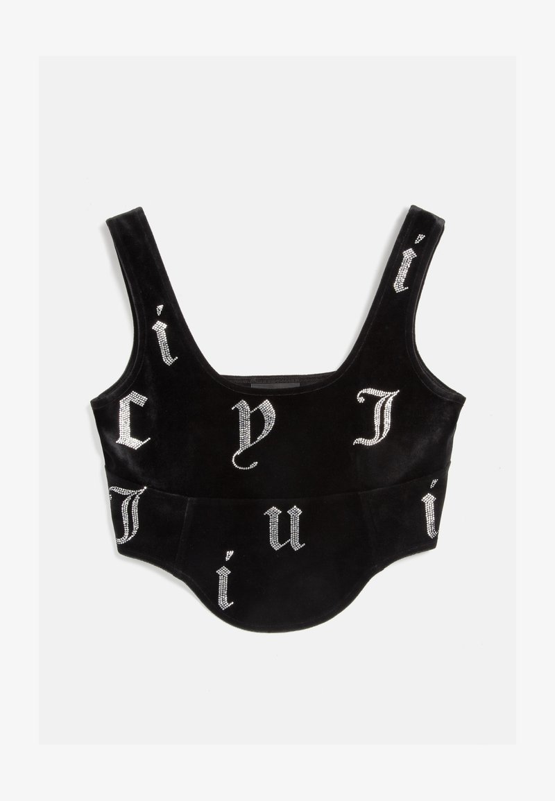 Juicy Couture CAIT DIAMANTE CORSET - Top - black