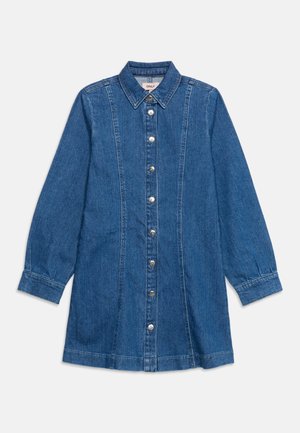 ONLY GIRLS, KOGFENJA SHAPED DRESS - Denimkjoler - medium blue denim