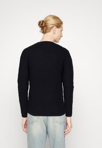 Jack & Jones JJEGREG CREW NECK - Maglione - navy blazer