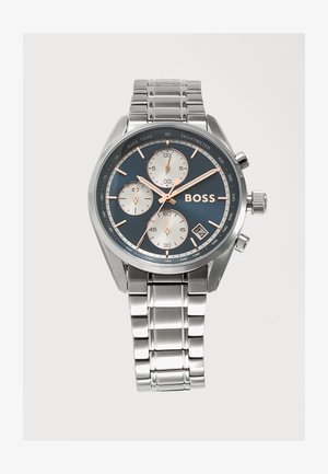 BOSS, GRAND PRIX LIMITED EDITION - Cronógrafo - silver-coloured/blue