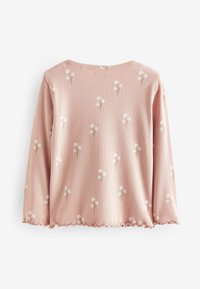 Next Majica z dolgimi rokavi - pink ditsy floral