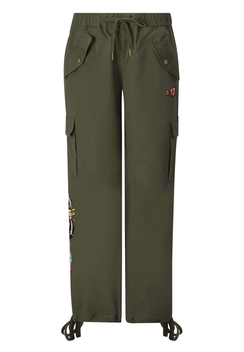 Ed Hardy Cargobroek olijfgroen