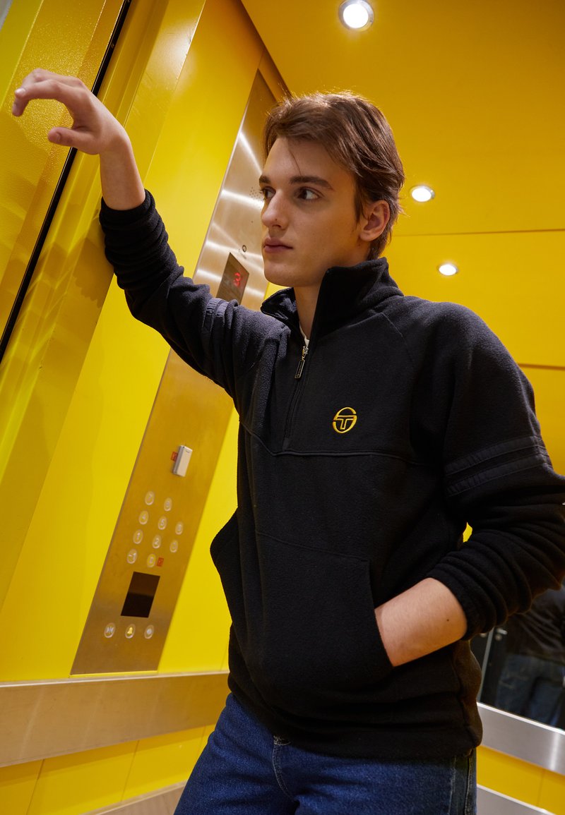 Sergio Tacchini ORION ZIP - Fleece jumper - black - Zalando.de