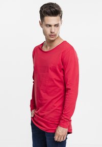 Urban Classics Top dugih rukava - fire red