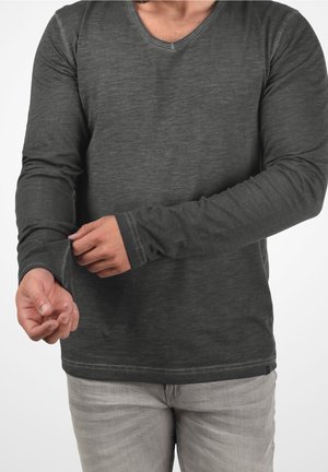 Top s dlouhým rukávem - black