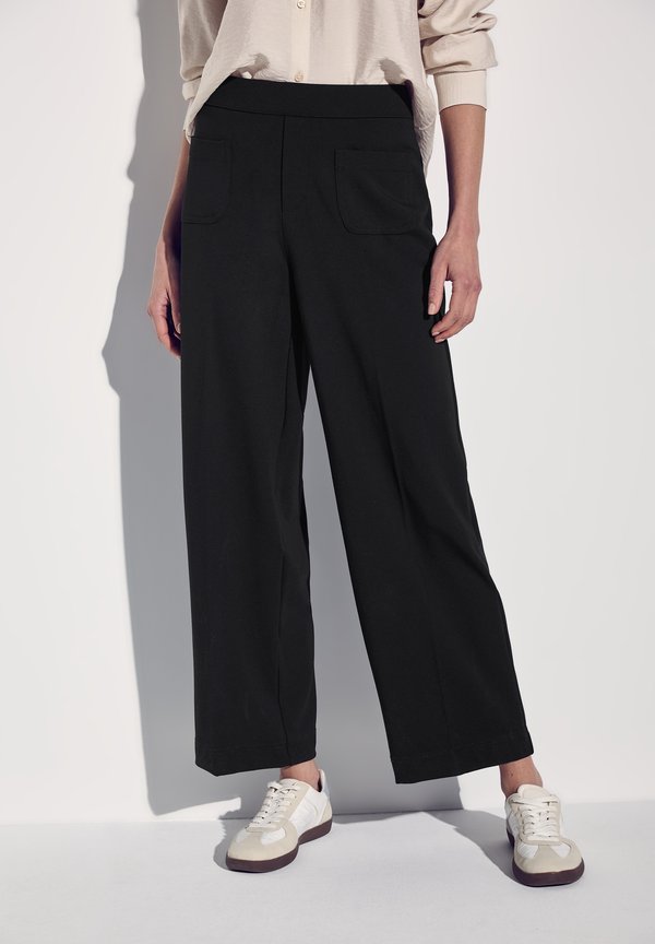 STRAIGHT LEG - Stoffhose - schwarz