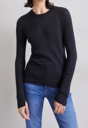 Strickpullover - black