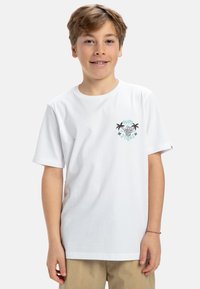 Quiksilver SHARE THE STOKE 8 - 16 - Triko s potiskem - white