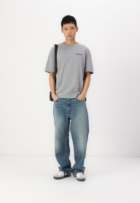 Abercrombie & Fitch Baggy Jean - Džínsy baggy - lagoon blue