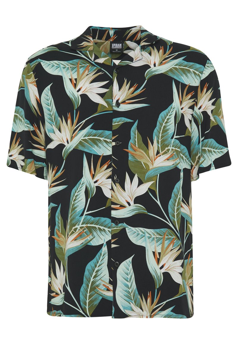 Herren Freizeithemden | Urban Classics BLOSSOMS Hemd black/schwarz - XY95927 Herren Freizeithemden | Urban Classics BLOSSOMS Hemd black/schwarz - XY95927