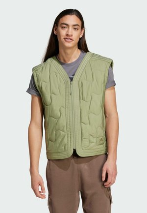 adidas Sportswear NUGANIC INS V - Bodywarmer - tent green