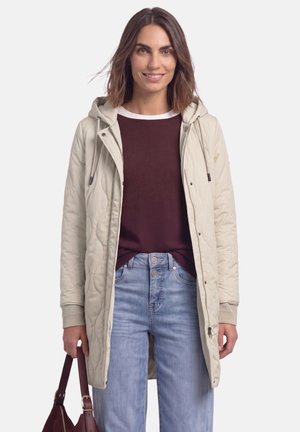 Street One BLOUSONMANTEL MIT STEPPMUSTER - Wintermantel - barley beige