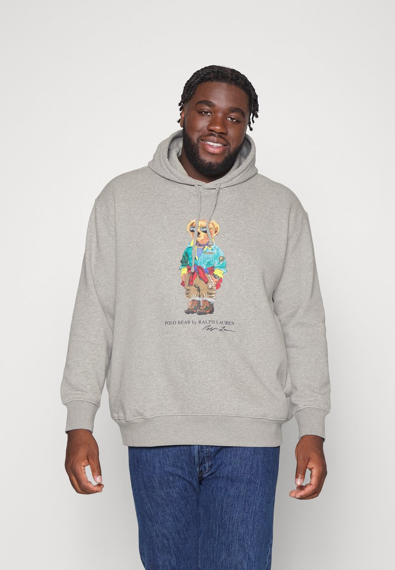 polo-ralph-lauren-big-tall-hood-long-sleeve-huppari-grey-harmaa