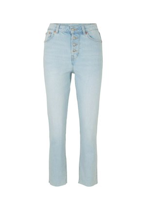 Straight leg jeans - used light stone blue denim