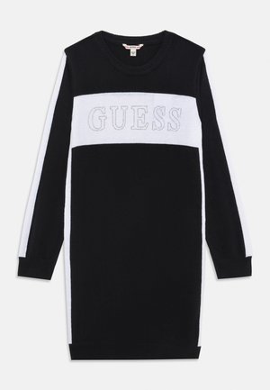 JUNIOR SWEATER DRESS - Robe pull - jet black