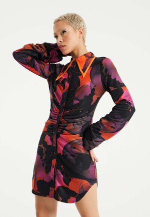 House of Holland ABSTRACT - Shirt dress - multi-coloured