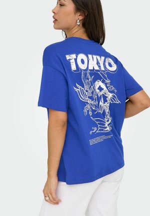 ONLY ONLVIVVI LIFE LOVELY - Camiseta estampada - surf the web