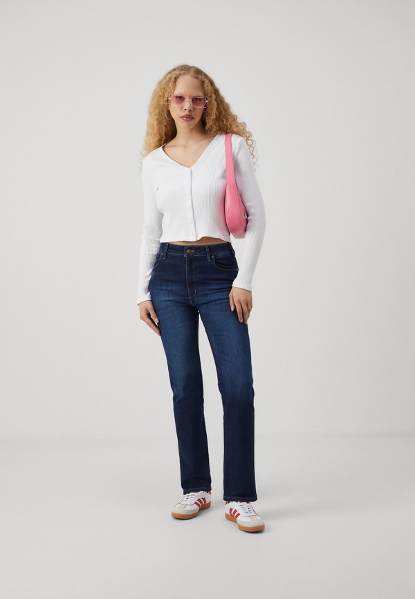 MALENA - Straight leg jeans - dark stone4