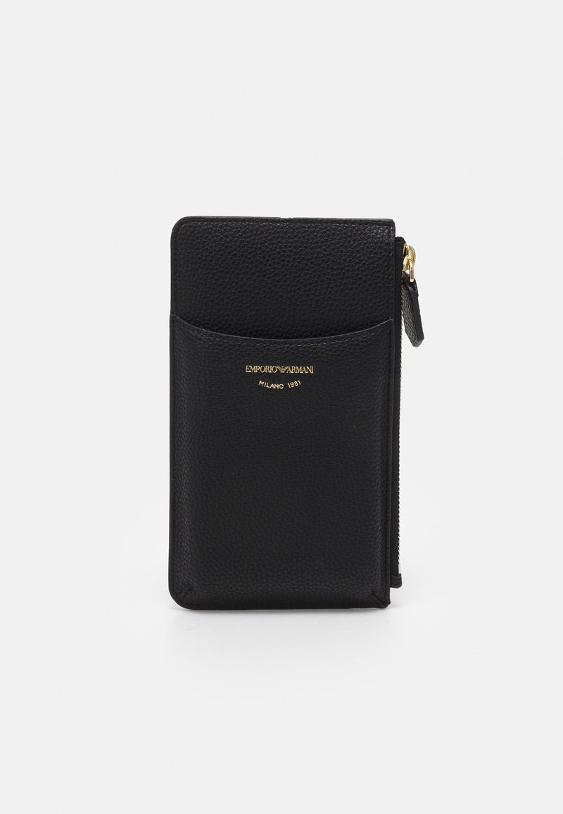 Emporio Armani PORTA CELLULARE CERVO - Portefeuille - nero