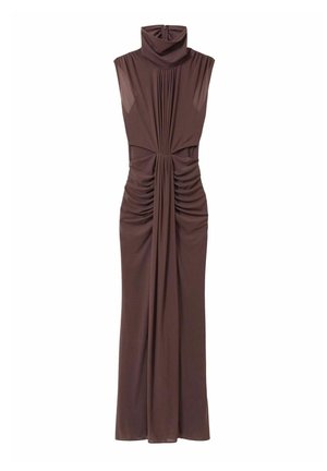 Reiss PETITE FIT- DANIELLA RUCHED - Vestido largo - taupe