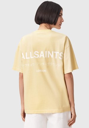 UNDERGROUND - Print T-shirt - hay yellow