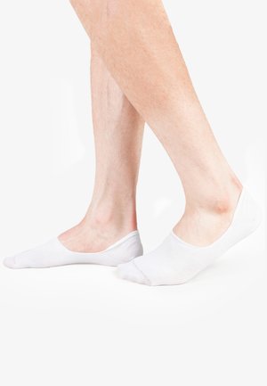 Ciocca 6 PACK NO SHOW SILICONE GRIPS - Calzini - white