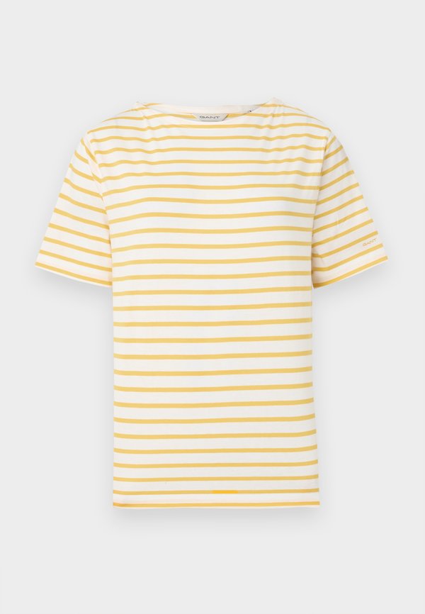 STRIPE BOAT NECK - Print T-shirt3