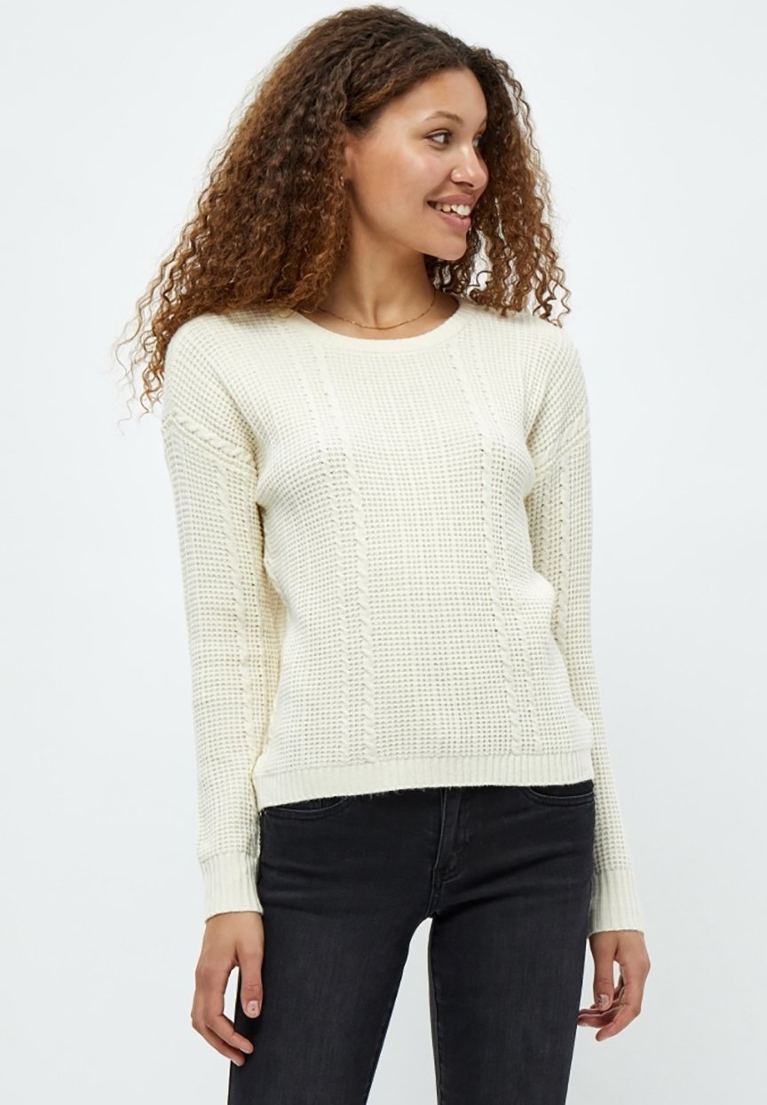 Desires Damen Pullover "DITA" Mit O-Neck – Herbstlicher Style In Meerjungfrau Grün