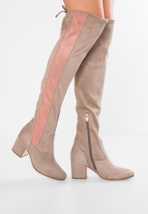 Overknees - light pink