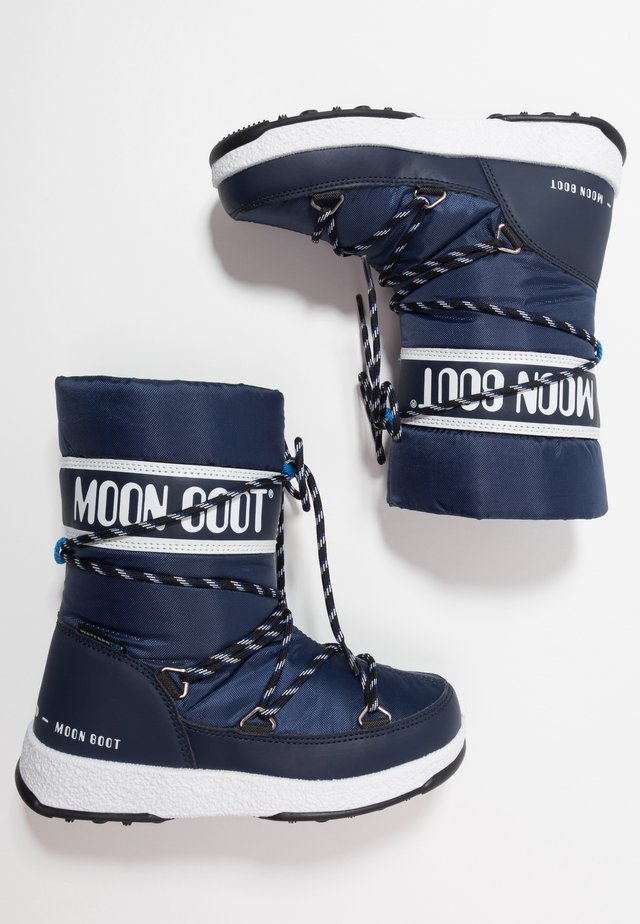 BOY SPORT WP - Bottes de neige - navy blue/white