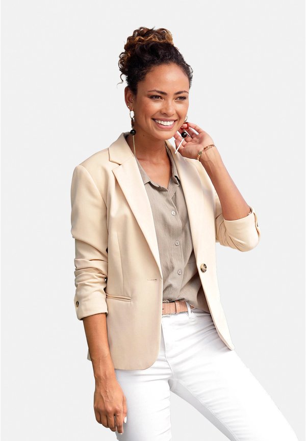 Blazer - camelfarben