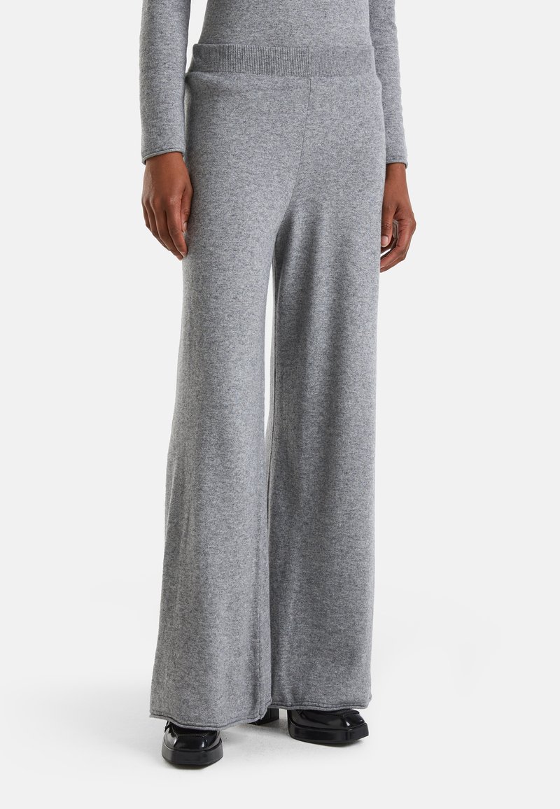 United Colors of Benetton WIDE LEG IN CASH - Spodnie materiałowe