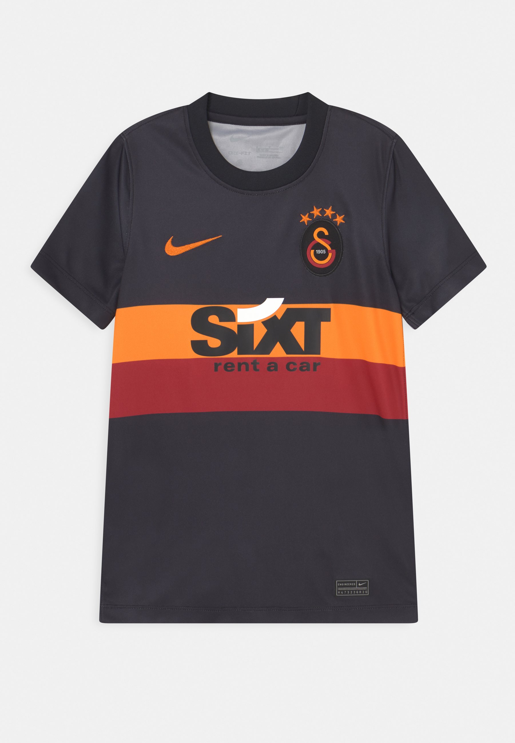 Nike Performance GALATASARAY ISTANBUL A UNISEX - Fanartikel - black/vivid  orange/Zwart - Zalando.nl