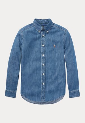 Polo Ralph Lauren COTTON CHAMBRAY SHIRT 7-14Y - Πουκάμισο - dark blue