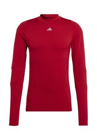 RUNNING TECHFIT COLDRE - T-shirt à manches longues - rot