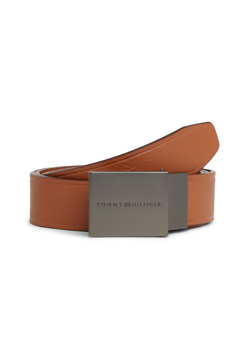Tommy Hilfiger PLAQUE BUCKLE   - Gürtel - cognac