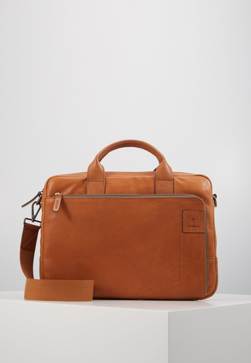 Strellson HYDE PARK BRIEFBAG - Ventiquattrore - cognac