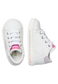Falcotto SASHA-SNEAKER CON STELLA - Scarpe primi passi - weiß rosa