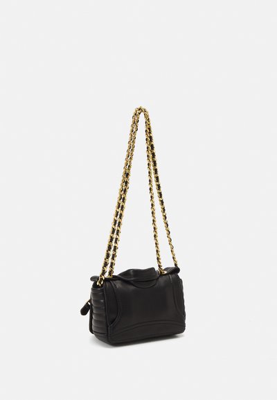 MOSCHINO BIKER BAG - Sac bandoulière - fantasia nero